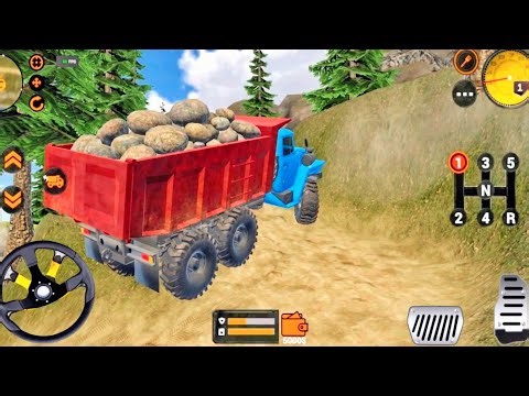 🚜 Backhoe Loader JCB Simulator Gameplay | Indian Truck & JCB Driving - Android Gameplay