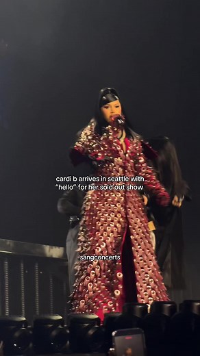 Cardi B Kicks Off Sold Out Seattle Show with 'Hello'