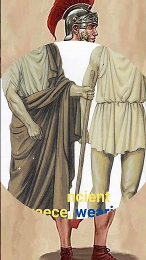 The Chiton: Ancient Greek Men's Fashion #shorts #facts #fashion