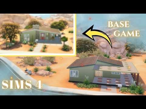 Renovating a classic Base Game house in the sims 4💸UNDER 20K | Speed Build