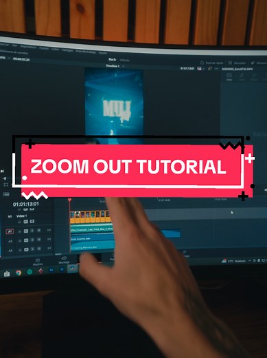 Tutorial de Zoom Out en DaVinci Resolve