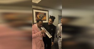 Music student meets Grammy winner Jon Batiste with collab talks in the works