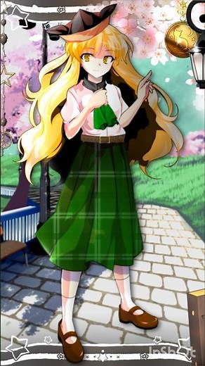 【東方立ち絵改変】幽香から現代風味な摩多羅隠岐奈へ#立ち絵改変 #東方 #東方project #摩多羅隠岐奈