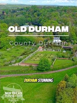 Old Durham from Above - A Quiet Garden Landscape Just Outside the City