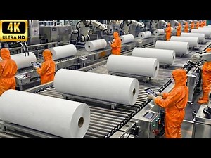 How is toilet paper made from trees? (The entire process in a modern factory)