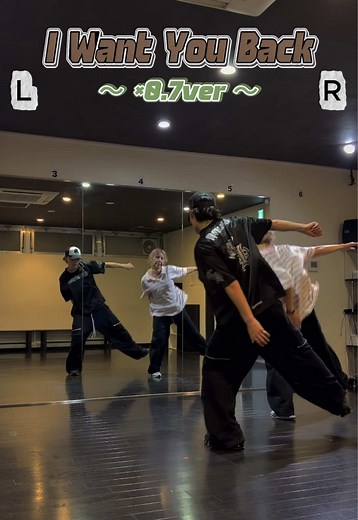 NSYNC I Want You Back 0.7x ダンス振付（ゆっくりver）