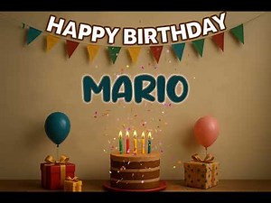 Mario’s Happy Birthday Song 🎈 | Custom Track by XBirthdays for Kids & Adults | 2026
