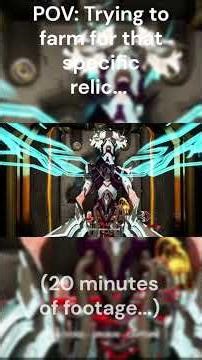 Warframe, Relic Farming Moment. #Warframe #gaming