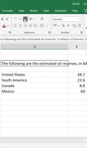 Wrap text in a cell in Excel #excel