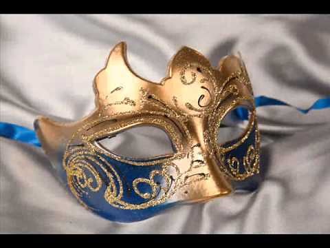 Blue Masquerade Masks - Venetian Ball Masks in Blue