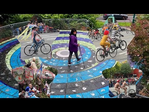 naked bike ride & solstice parade in seattle!