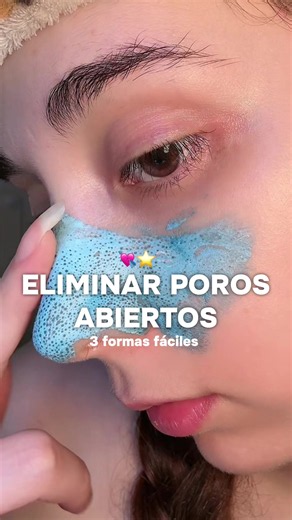 ¿Cómo eliminar poros abiertos?💘❌🥹 empezando por la más económica. Pero recuerden, los poros no se pueden eliminar, todos tenemos poros. Se ven más grandes por la grasita acumulada pero hay forma de hacer que no se vean #girls #skincare #tips #acne #rutinadeskincare