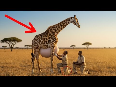 Pregnant Giraffe Begs Humans to Save Her – The Moment That Made Millions Cry