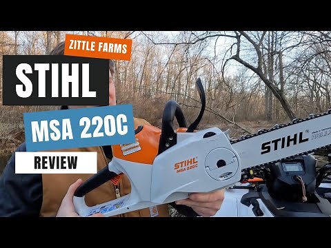 Stihl MSA 220c Chainsaw Review