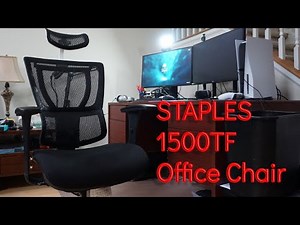 Staples 1500TF Premium Office Chair | Unboxing & Review