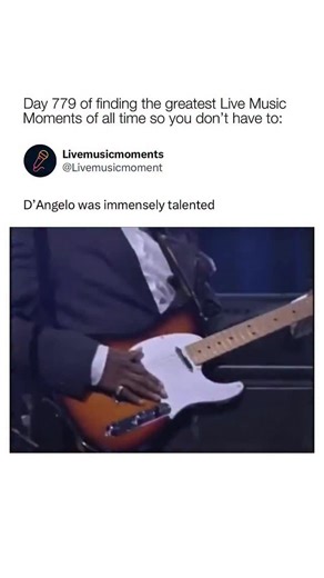 Live Music Moments on Instagram: "On February 14, 1997, D’Angelo strapped in for a standout performance on The Chris Rock Show Valentine’s Day episode with a neo‑soul all‑star band that included Raphael Saadiq, Questlove of The Roots, Ali Shaheed Muhammad of A Tribe Called Quest, and the late guitar legend Chalmers “Spanky” Alford. Together they tore through D’Angelo’s early hit “Lady”, layering loose groove, live instrumentation, and call‑and‑response energy that previewed the lush soul sound h
