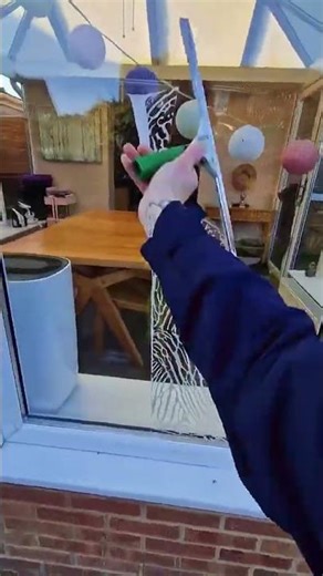 Best Window Cleaning Gadget Review #Glass scraper usage #A must-have for spring cleaning #shorts