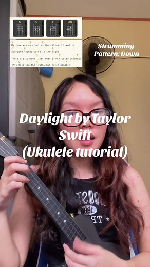 Learn to Play Daylight by Taylor Swift on Ukulele