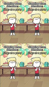 Clapping when someone sings (animation meme)💥#shorts