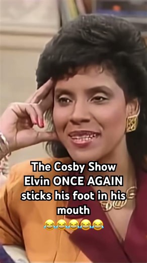 The Cosby Show Elvin sticks his foot in his mouth😂 #trending #funny #viral #comedy #shorts #short