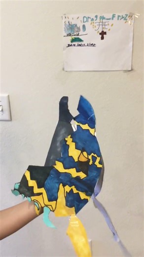 New Dragon Puppet!! #christianpuppeteer #dragonpuppeteer #subscribe #shorts #viral