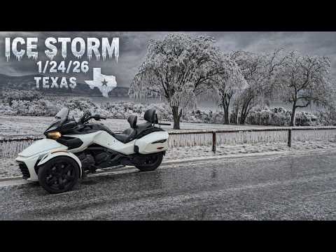 YOU WON’T BELIEVE WHAT HAPPENED TO MY SPYDER IN THIS TEXAS ICE STORM…
