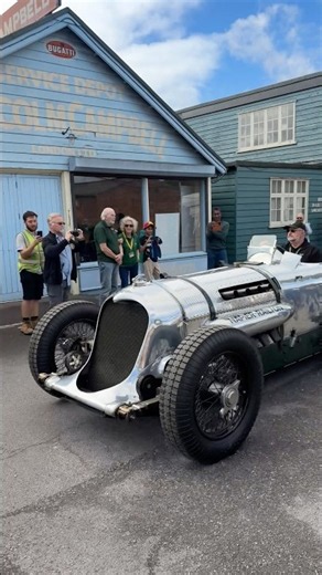 Ready, Steady, Go Napier Railton at Brooklands Museum.