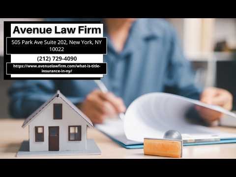 What Is Title Insurance in a New York City Real Estate Purchase? by Peter Zinkovetsky