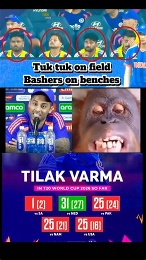Tuk tuk on field bashers on benches… #cricket #teamindia #t20worldcup
