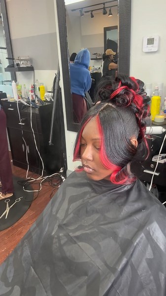 Wagon Monroe💺💇🏾‍♀️7⃣❤ on Instagram: "Messy Updo PonyTail W/ Two Bangs 💁🏾‍♀️ #ponytail #updohairstyles #updohairstyles #curls #messycurls #phillyhairstylist #phillyhair #phillyhairsalon #phillyhaircraft #phillyhaircare #updo #updohairstyles #quickweave #curls #stylesbyejay #merakihairloft #promseason2023 #prom #promhair #promstyle #promhairstyle #bridalstyle #bridalhair #bridalhairstyle #bridalhairstyles #bridalhairstylist #bridalhairstyling #specialoccasionhair #specialoccasion #specialocca
