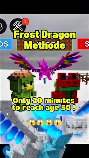 This Frost Dragon Method Is Completely Broken!!! Level 50 in Just 20 Minutes! ❄️🔥 #growagarden