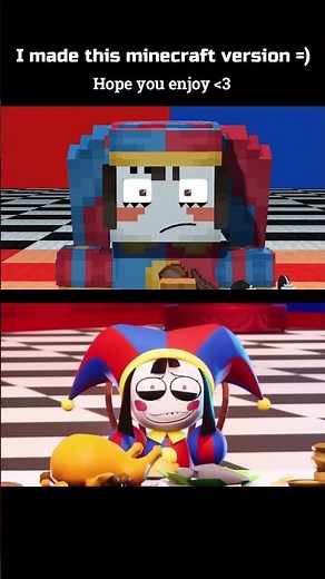 THE AMAZING DIGITAL CIRCUS Minecraft Version :) #shorts