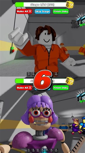 Roblox - MUSCLE POLICE VS PRISONERS PRISON VS POLICE VS 8-BIT BOSSES PRISON JUMPSCARE #roblox