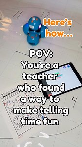 Telling time on an analog clock can often be a tricky math lesson for students. By adding in a hands-on component through coding and drawing, this lesson can help make your telling time lesson more interactive! ➡️ Comment with the word “time” and we’ll send you this free lesson! 🖍️ One tip we have is when filling out the worksheets, have students draw the hour hands in one color (we did blue) and minute hands in one color (we did red). When adding the Sketch Kit markers, you can draw the hands 