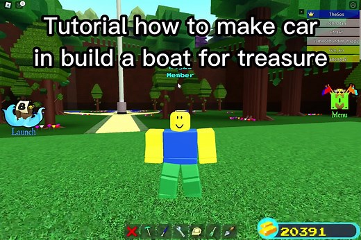 Tutorial: How to Make a Car in Build a Boat for Treasure