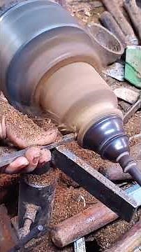 Cutting and Preparing the Palm Wood #wood #woodscraft #woodworking