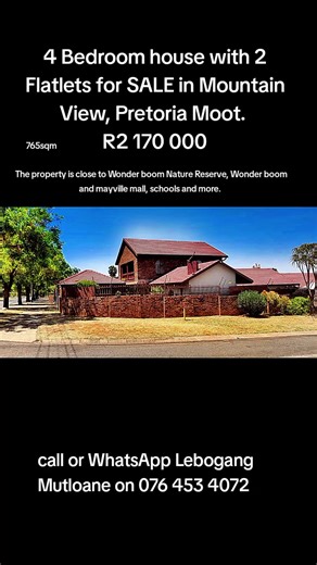 4 Bedroom House with 2 Flatlets for Sale in Mountain View