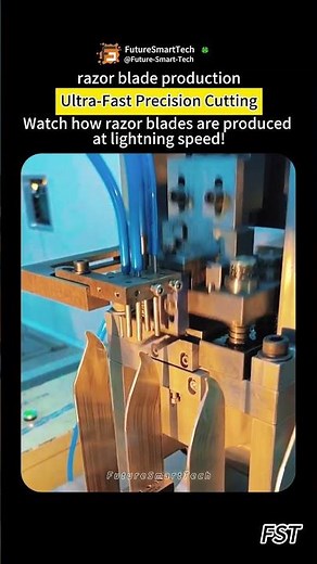 Razor Blade Factory: Ultra-Fast Precision Cutting ⚙️🔪