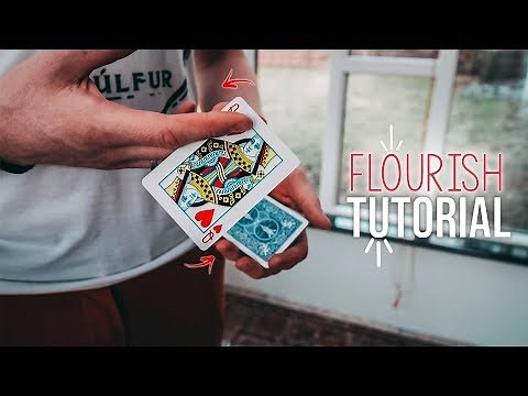 SLICK way to TWIRL a playing card AROUND your fingers! - card flourish tutorial.