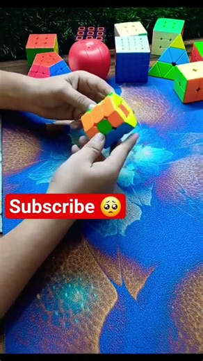 playing with rubik's cube #rubikscube #learningcubing