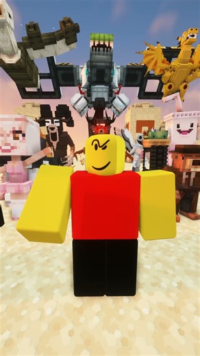 มายคราฟ vs โรบล็อค #minecraft #มายคราฟ #survival #sehar