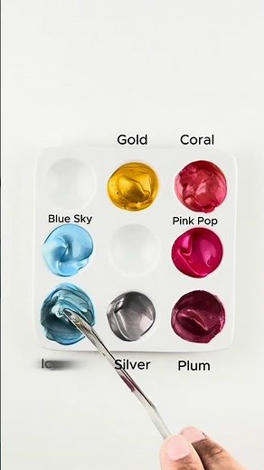 How To Mix The Perfect Metallic Paint Palette in 30 Seconds?