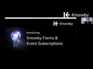 New Knowby Features: Forms and Event Subscriptions - Enabling Two-Way Comms Via Work Instructions