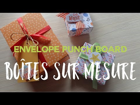 Custom-made boxes, envelopes, punch boards