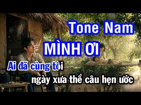 Karaoke Mình Ơi Tone Nam | Nhan KTV