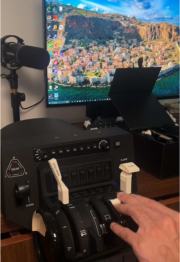New throttle setup by honeycomb bravo!!!
