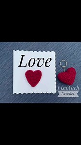 4.5K views · 18 reactions | DIY valentines crochet heart appliqué or make 2 and Crochet 2 and make a matching keyring ♥️ | Free Crochet Patterns & Designs | Facebook