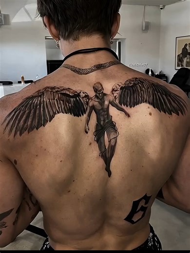 Elevate your look with this set of 6 Premium Large Temporary Tattoos, designed for those who want bold, high-contrast body art without the permanent commitment. This collection features intricate, sketch-style illustrations ranging from the dramatic silhouette of a fallen angel with expansive wings to the fierce gaze of a majestic lion. Each piece is crafted with fine-line detail and deep black ink to mimic the appearance of a professional tattoo. Perfect for photoshoots, festivals, or testing o