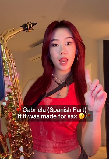 Gabriela Saxophone Cover by Daniela – Smooth Performance