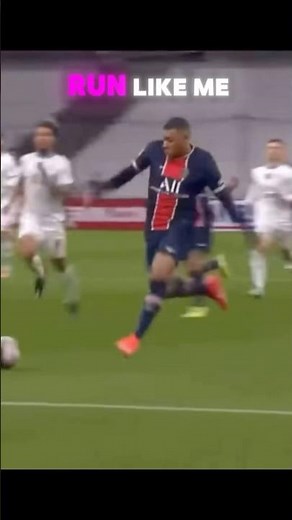 How Mbappe runs so fast😳‼️